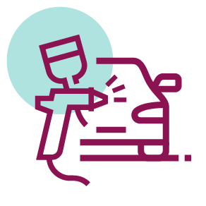 Icon Lackeirung