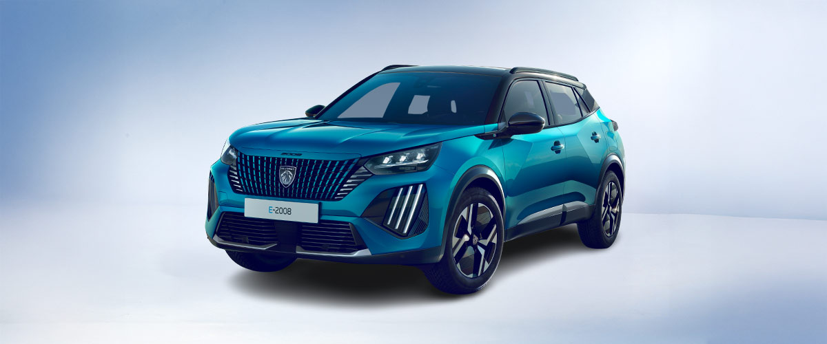 Bild zeigt den Peugeot 2008 von Vorne